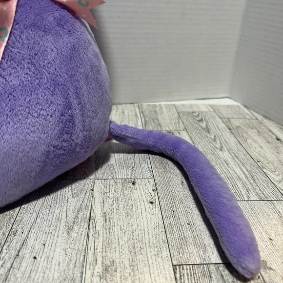 Sailor Moon Light Purple Luna Cat Sitting Medium Plush  15” W/tags - Picture 2 of 6